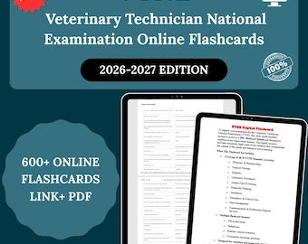 Tarjetas de estudio Vtne 2026 / Tarjetas de estudio para el examen Vtne / Tarjetas de estudio para el examen veterinario / Tarjetas de estudio Vtne / Examen Vtne / Tarjetas de estudio Vtne / Vtne