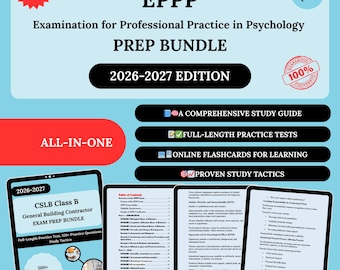 Eppp Prep Bundle 2026 | Eppp | Eppp Exam | Eppp Exam Flashcards | Eppp Exam Guide | Eppp Exam Study Guide | Eppp Practice Questions