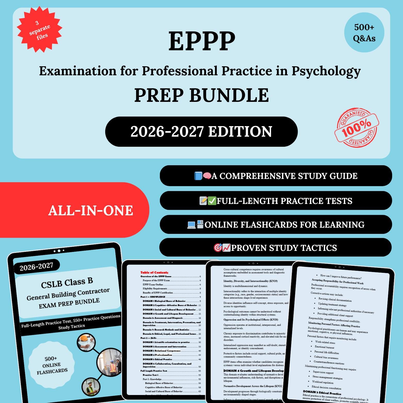 Eppp Prep Bundle 2026 | Eppp | Eppp Study Guide | Eppp Questions | Eppp ...