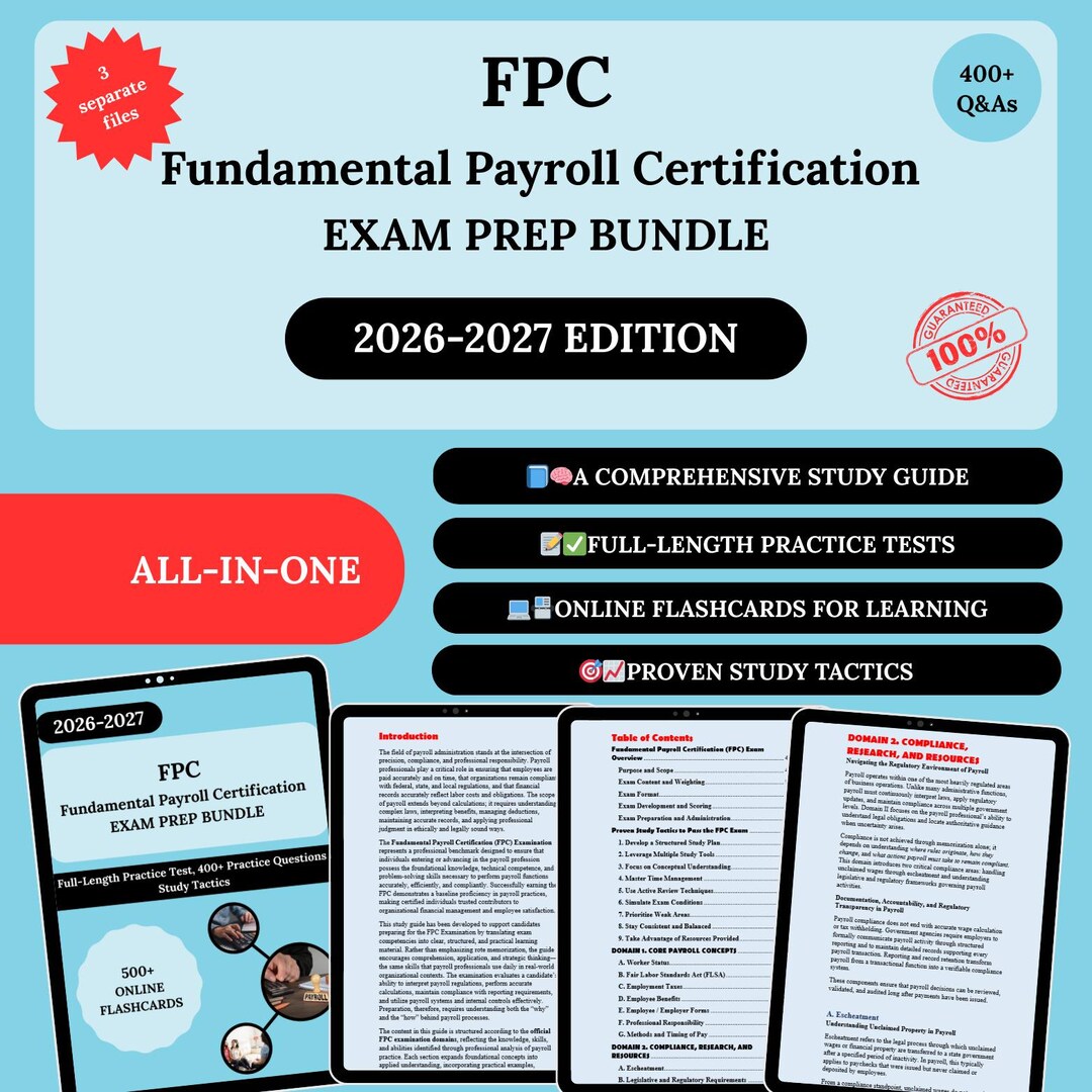Fundamental Payroll Certification 2026 | Payroll Practice | Payroll ...