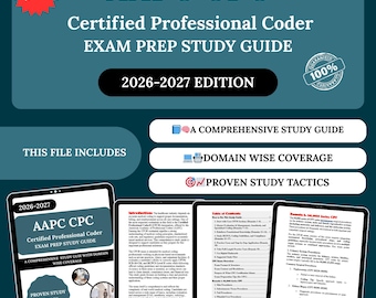 Cpc Study Guide 2026 | Cpc Exam | Aapc Cpc | Aapc Cpc Medical Billing | Aapc Cpc Exam Study Guide | Aapc | Cpc