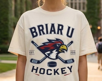 Briar University Hockey Shirt | Off Campus Merch | Hawks Tee | Hockey Romance Gift for Her | BookTok Fan