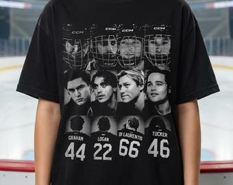 Off Campus Hockey Shirt | Briar U Hockey Team Tee | Garrett Graham Logan Dean Tucker Shirt | BookTok Romance Reader Gift
