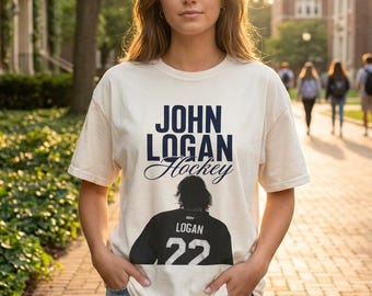 John Logan Hockey Shirt | Off Campus Book Shirt | Briar University Hockey Tee | BookTok Reader Gift | Sports Romance Fan T-Shirt