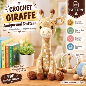 Modèle PDF au crochet d'un paresseux amigurumi amusant | Tutoriel peluche pour débutants (Téléchargement numérique)