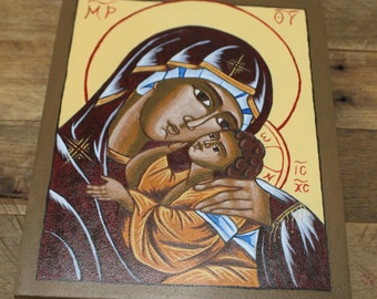 Mary Mother of God - Hand Painted Icon