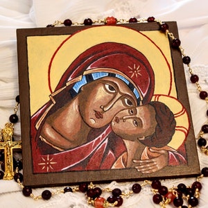 Virgin and Child - Hand Painted Icon