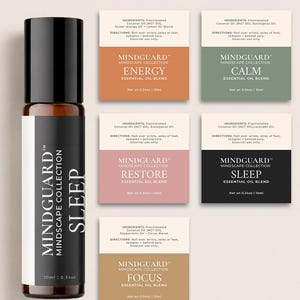 Custom Waterproof Boho Essential Oil Roller Labels | Personalized 10ml Roller Bottle Stickers