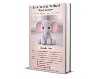 Schema all'uncinetto in PDF / Tutorial Amigurumi facile / Schema all'uncinetto adatto ai principianti / Idea regalo fai da te / Download immediato *