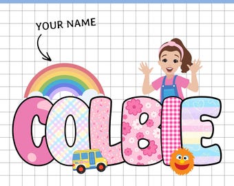 Custom Ms Rachel Name PNG Design (Digital Download)