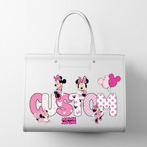 Minnie Maus Name PNG, personalisierte Geburtstag Design (digitaler Download) Bild 2