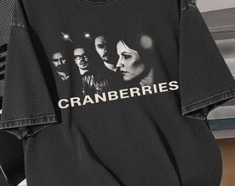 The Cranberries Vintage Aesthetic Graphic T-Shirt, 90s Irish Rock Band Fan Gift, Retro Dolores O'Riordan Apparel, Aesthetic Music Tee