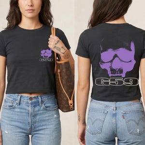 SuicideboyS G59 Records Purple Skull T-Shirt, Grey Day Tour Merch, Hip Hop Graphic Tee, G59 Skull Shirt, Streetwear Aesthetic