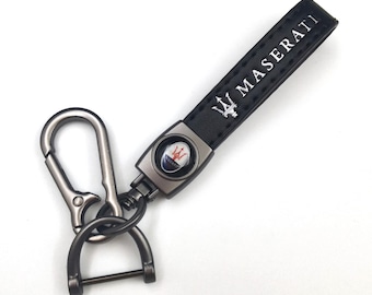 Maserati Lammfell Schlüsselanhänger Herren Auto Metall Schlüsselanhänger Anhänger kreatives kleines Geschenk