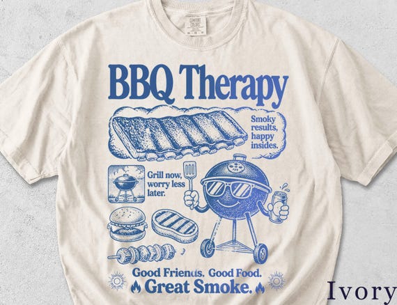 Funny BBQ Shirt | Retro Grill Master Graphic Tee | BBQ Gift for Him, Unisex T-Shirt V4299H
