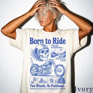 Biker Shirt | Funny Retro Motorcycle Tee | Unisex Graphic Tee | Gift for Him HNOXPI image 6