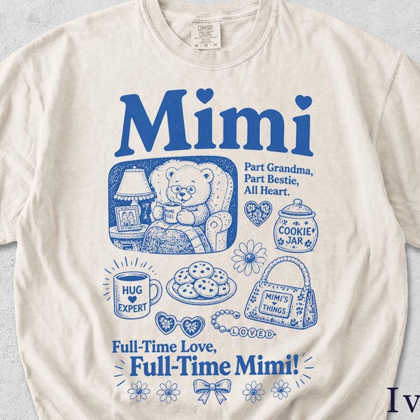 Funny Mimi Shirt | Retro Graphic Tee | Grandma Gift, Birthday Gift For Mimi FL708U