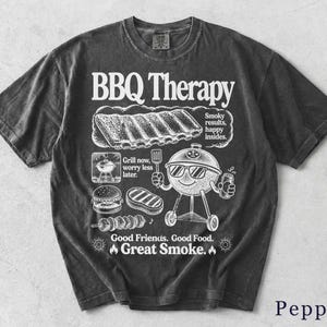 Funny BBQ Shirt | Retro Grill Master Graphic Tee | BBQ Gift for Him, Unisex T-Shirt V4299H image 7