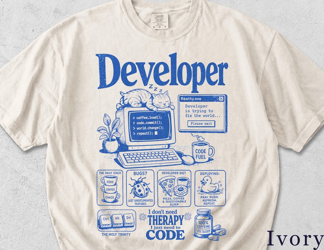 Developer Shirt | Funny Retro Coding Tee | Programmer Poison | Tech ...