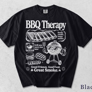 Funny BBQ Shirt | Retro Grill Master Graphic Tee | BBQ Gift for Him, Unisex T-Shirt V4299H image 8