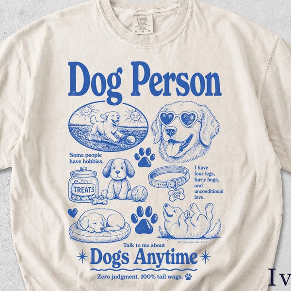 Funny Dog Person Shirt | Retro Graphic Tee | Gift for Dog Lovers | Unisex Tee ZUEHR3