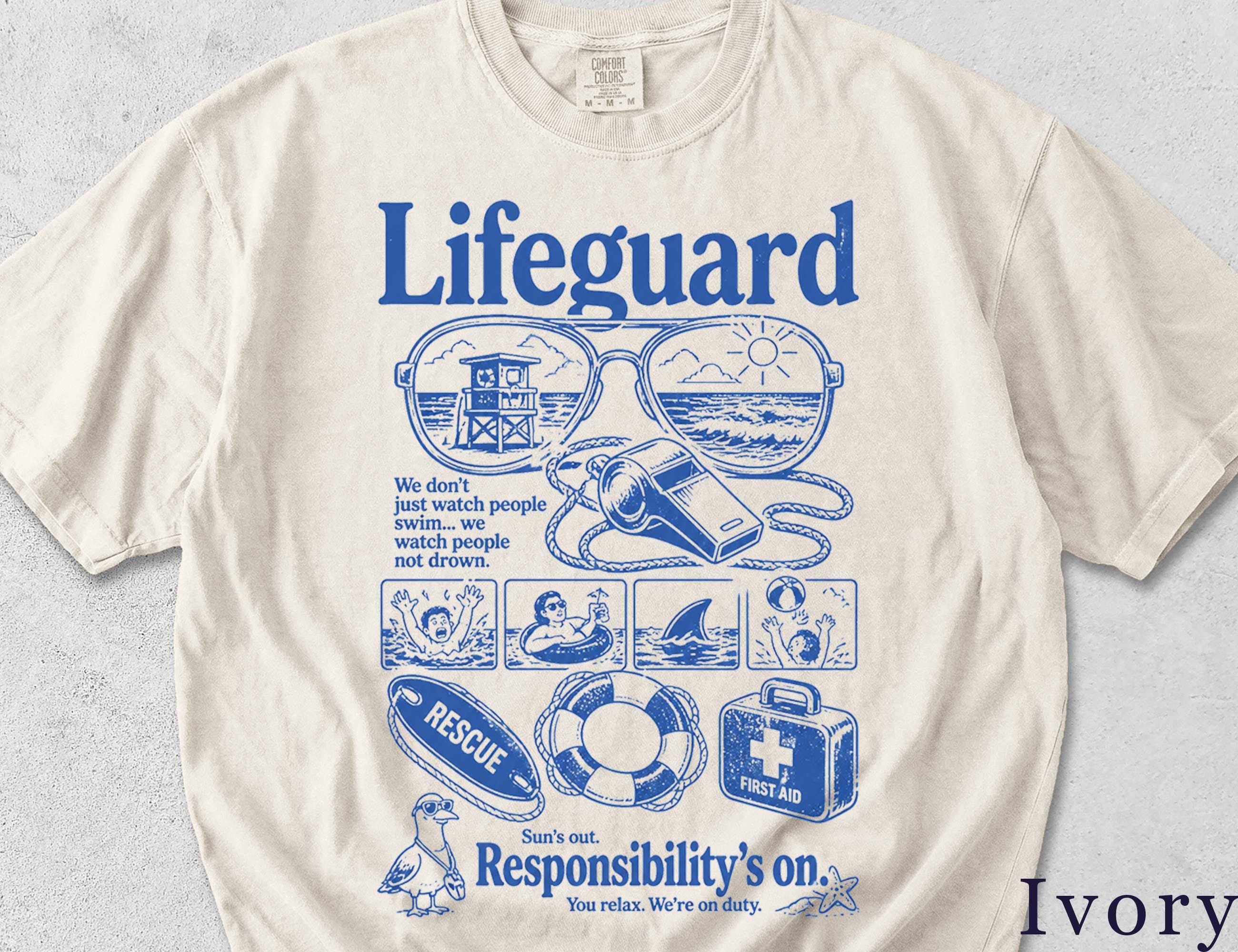 Vintage Lifeguard Shirts - Etsy