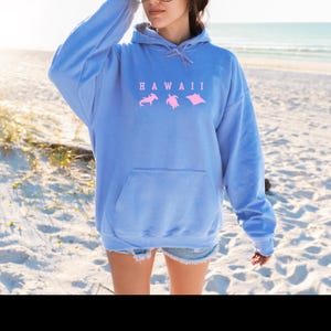 Hawaii Sweatshirt | Sea Turtle | Hammerhead Shark | Manta Ray | Coconut Girl | Oceancore | Ocean Beach Hoodie | Cute Hoodies |