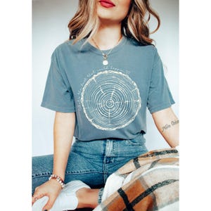 What&#39;s The Best That Could Happen Shirt Tree Rings Comfortcolors Camping Shirt Hiking Naturalist Granola Girl Naturecore Camping Shirts