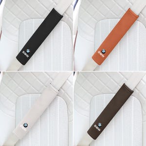BMW Leather Seat belt Shoulder Cover Protector