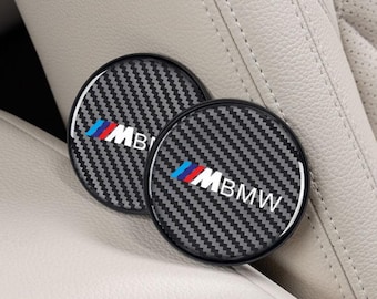 Tapis décoratif en fibre de carbone résistant à la chaleur, monté sur voiture, BMW M