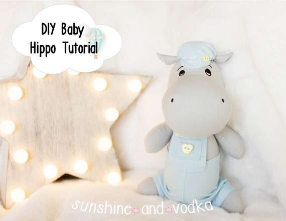 hippo plush pattern