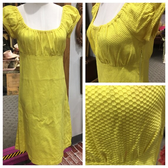 vintage lemon dress