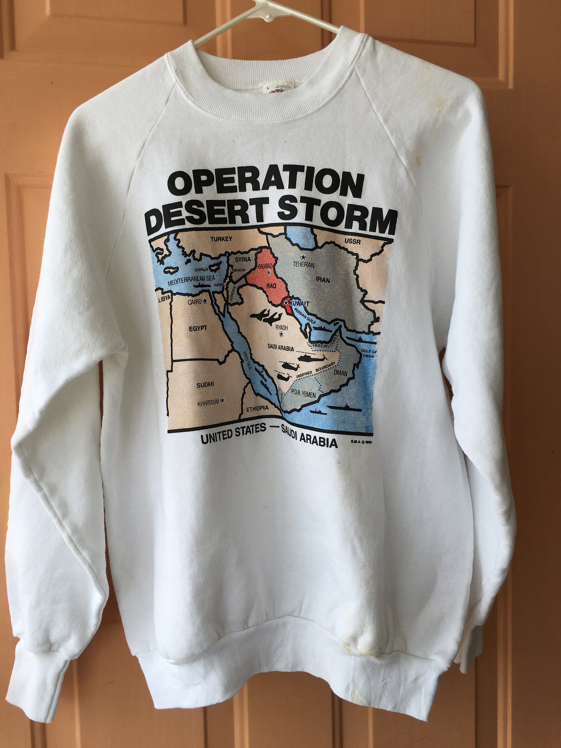 Desert storm sweatshirt hotsell