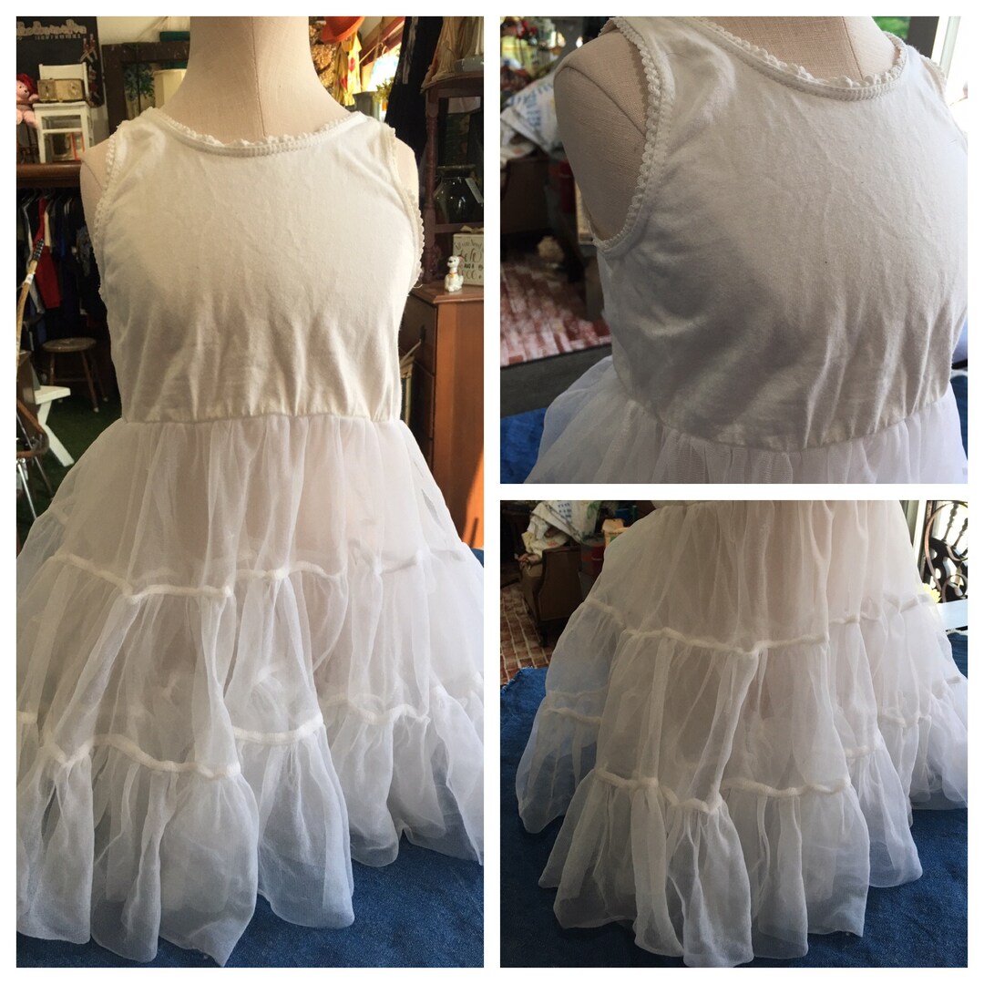 Little Girl Size 3T Crinoline Slip Top Dress up Ballerina Etsy