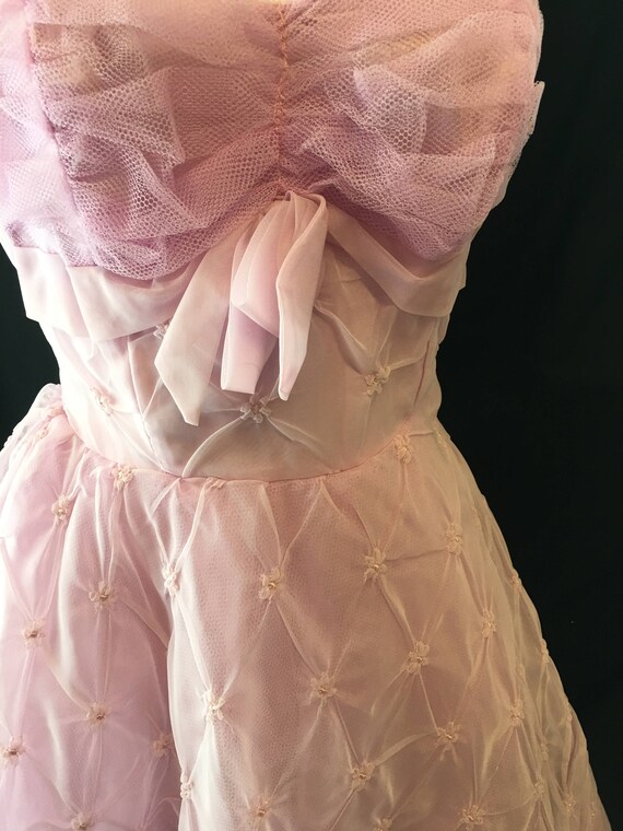 1950 Stunning classical vintage party lavender co… - image 3