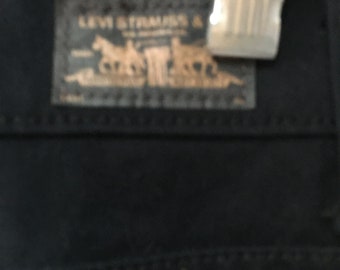 Levi’s 505 size 2 medium 1990 black denim classic straight  leg