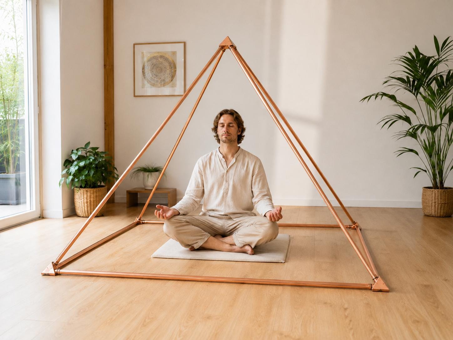 Copper Pyramid for Meditation Portable - Etsy
