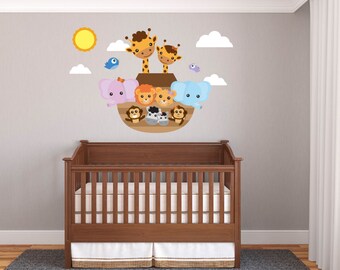 Noahs Ark Decal Etsy