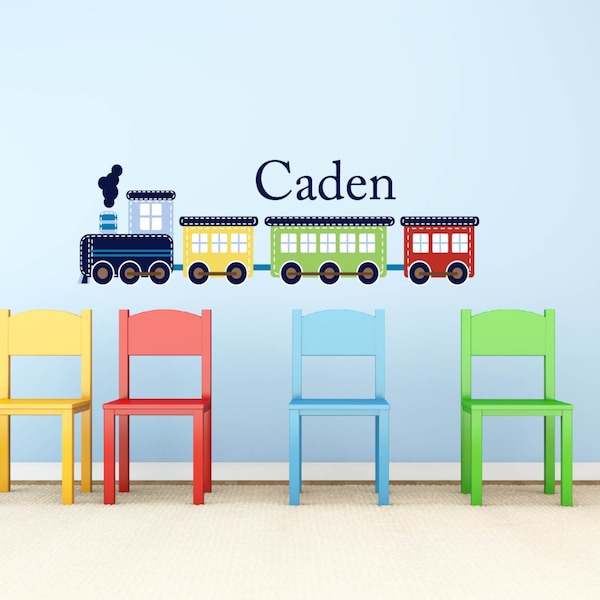 Train Wall Decals Etsy