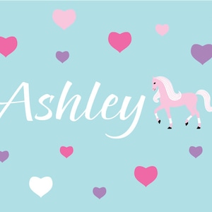 Monogram Decal - Name decal - Personalized Camp Trunk decals - heart decal - teen decals - unicorn decal - camp trunk decals
