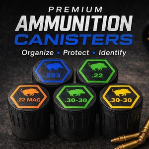 Ammo Storage Box .22 .223 .308 30-30 .22 MAG Stackable Case Australian Made