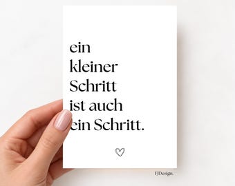 Encouragement card | Card to boost morale during tough times | Small gift for new beginnings, crises, breakups, or difficult days