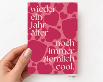Funny birthday card for women | Humorous birthday card | Birthday card with a saying | Gift for girlfriend/sister