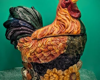 ヴィンテージ　クッキージャー　CARDINAL USA 1940 1950 Vintage 50s Cardinal NABISCO Fig NEWTON Cookie Ceramic Cookie Jar