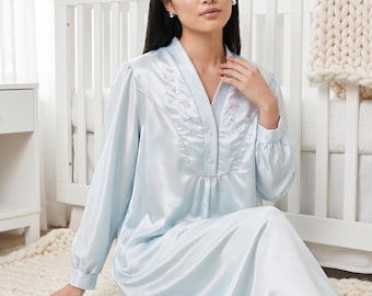 Vintage 80s Barbizon Soft Gown/Robe Size XL