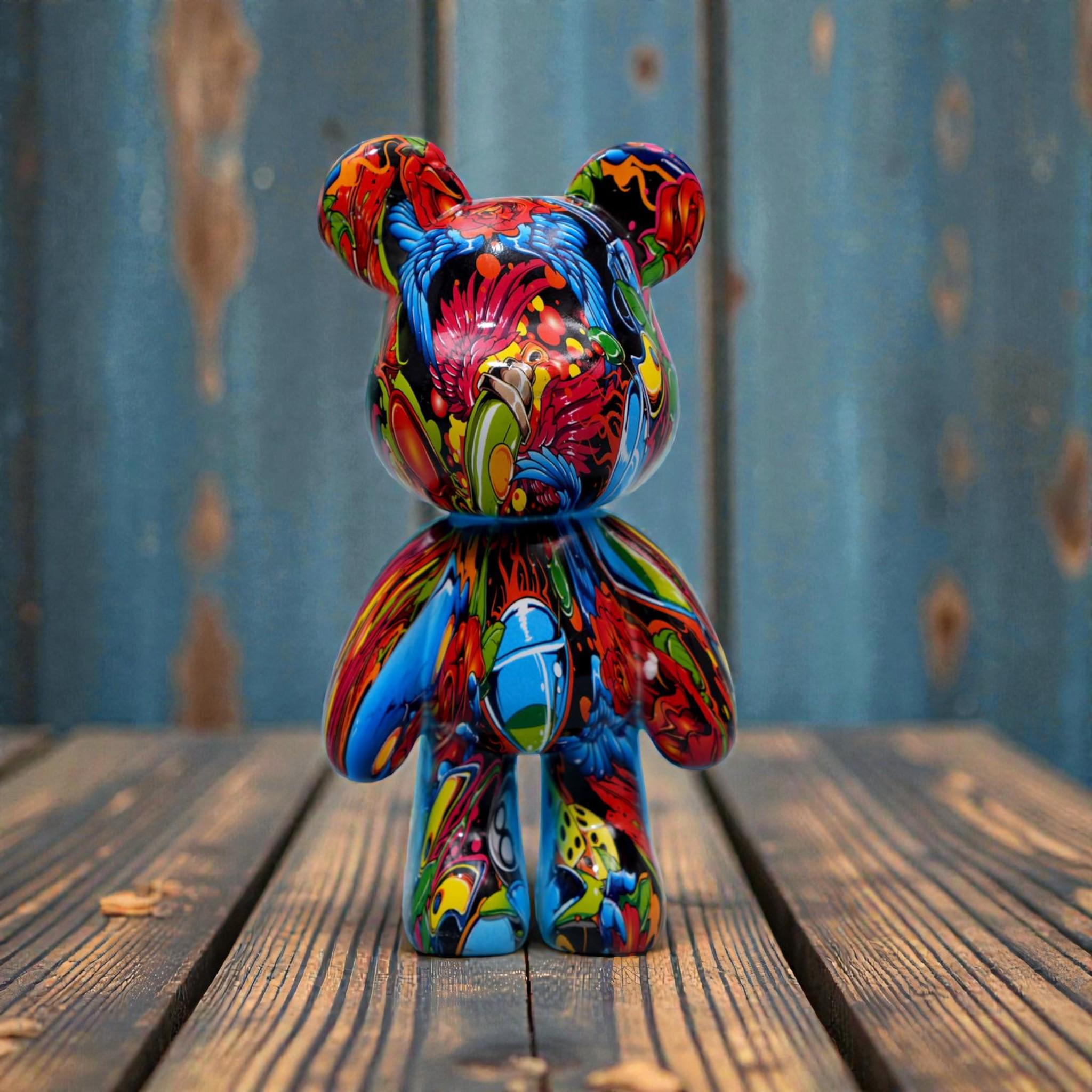 Graffiti bear statue - Etsy 日本