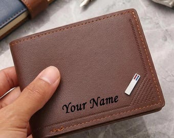 Personalized wallet,Mens Wallet,Wallet pattern,Keychain wallet,Handmade wallet,Bifold wallet,Anniversary Gift,Dad wallet,Rfid wallet Gift