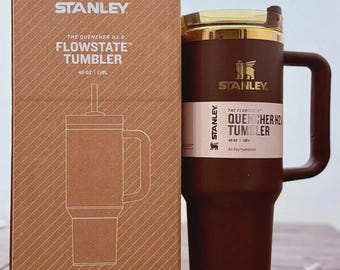 RARE 40 Oz - Chocolate Gold Stanley Flowstate Tumbler (EU)