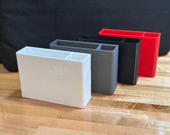 Magnetic Sticky Note and Pen Holder – Fridge, Desk, Cabinet Organizer Caddy