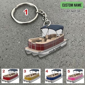 2D Flat Acrylic Keychain